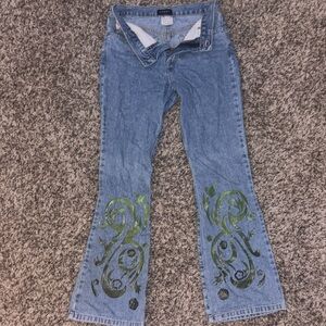 Painted Vintage Guess Bootcut Jeans
